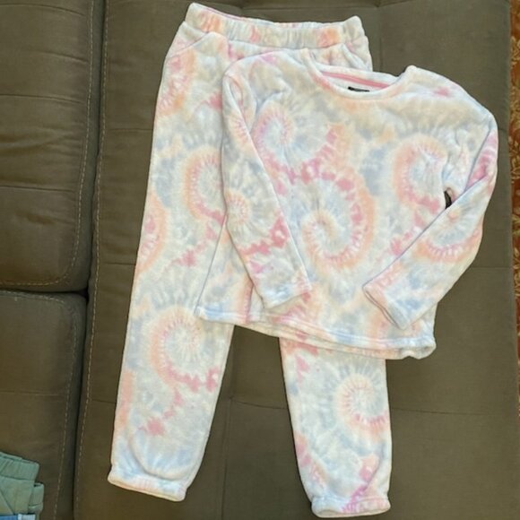 Girl’s CUDDL DUDS Dye Effect 2-Piece Pajama Set Size 14 - Picture 1 of 6